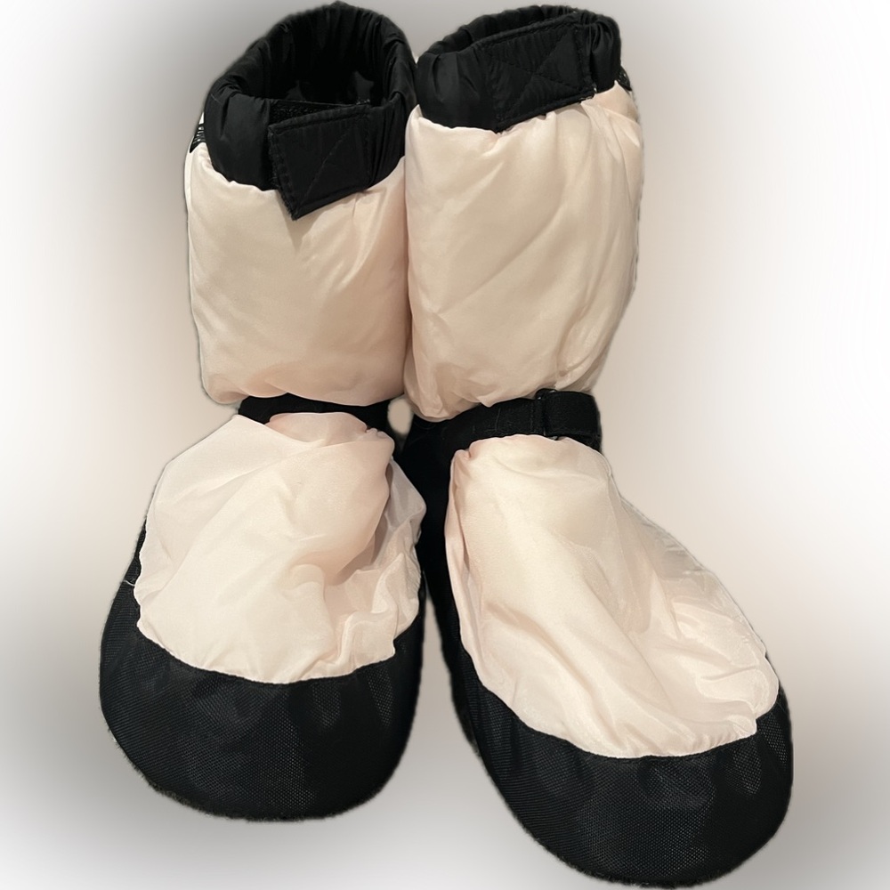 Blochs Irina & Max Kids Girls Black and Pink Dance Booties Size XS